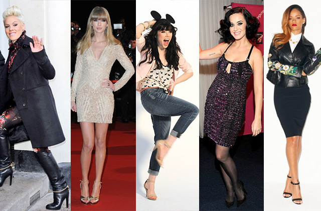 Rihanna, Carly Rae, Katy Perry, Taylor Swift, Pink Rihanna, Carly Rae, Katy Perry, Taylor Swift, Pink